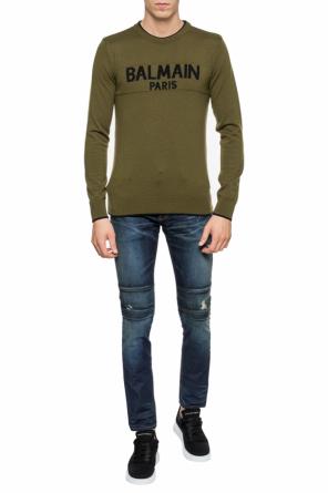 Logo-embroidered sweater, zdjęcie 2 Logo-embroidered sweater od Balmain